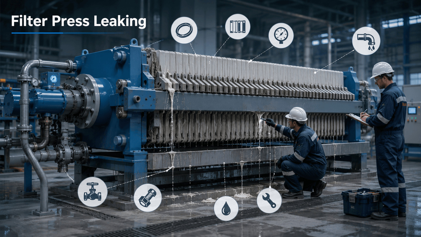 Filter Press Leaking