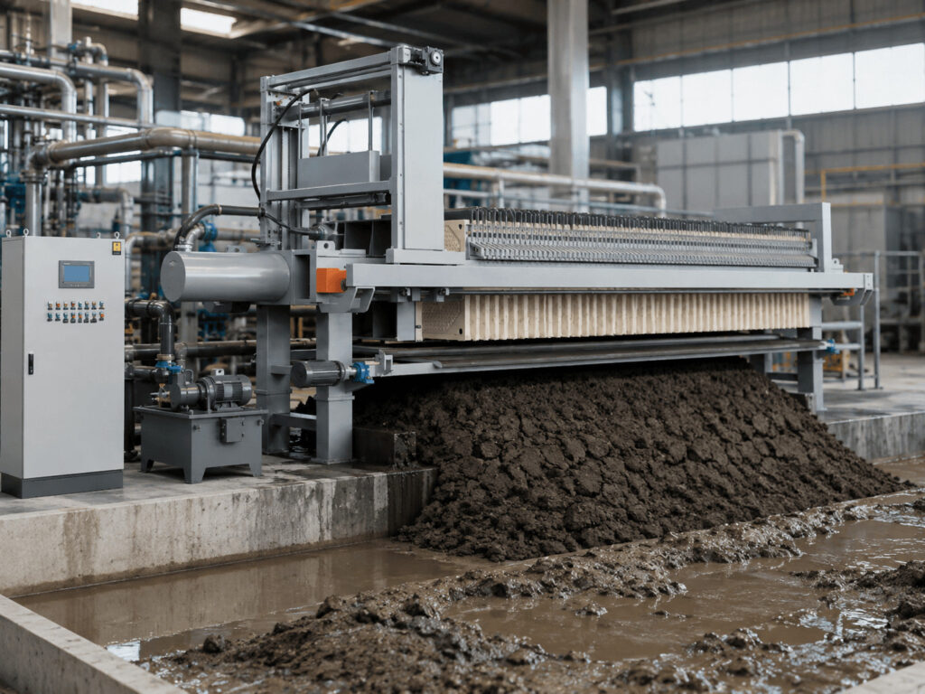 Filter Press for Sludge Dewatering