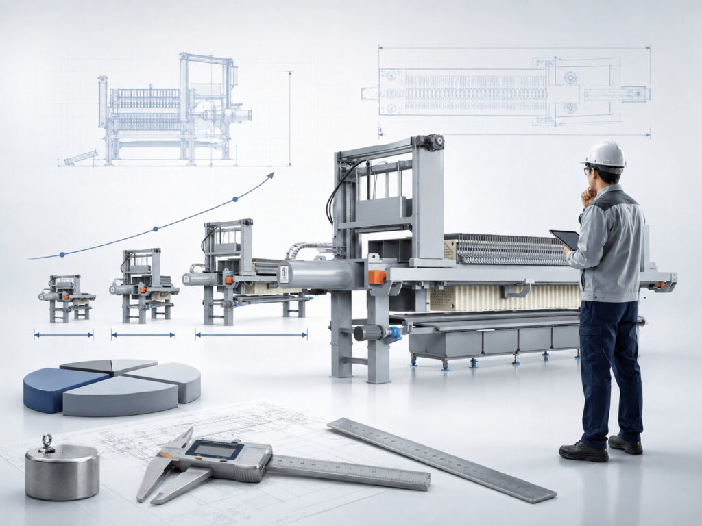 filter press size
