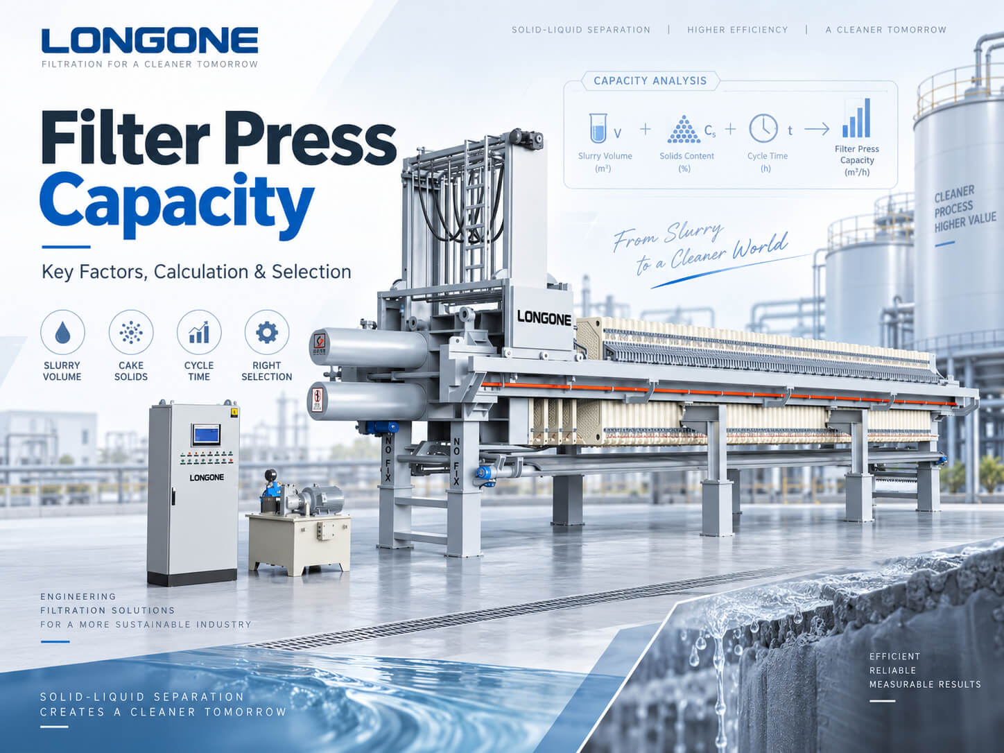 filter press capacity